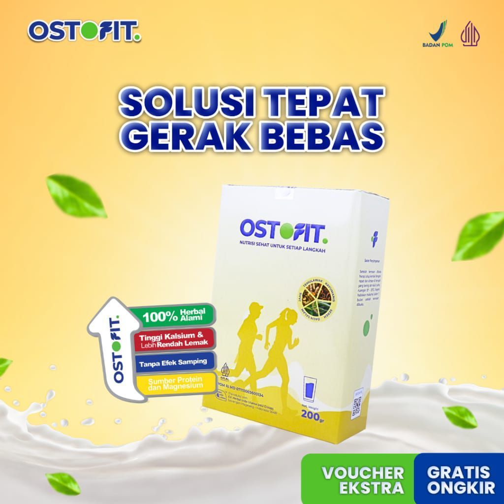 OSTOFIT Susu 200gr - Susu Herbal Alami untuk Sendi dan Tulang