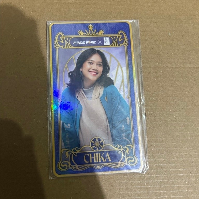 Photocard Freefire x jkt48 chika official rare