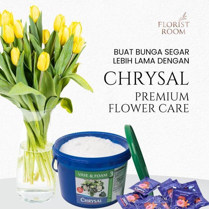 Buck- Chrysal Clear - Pengawet Bunga - Mar - Rose - Flower - Perlengkapan