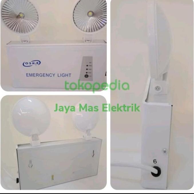 PREMIUM Lampu darurat emergency light LED fire emergency automatic light