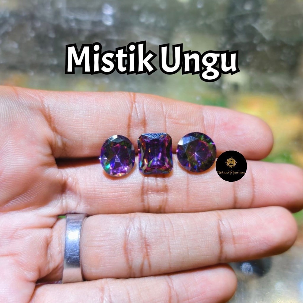 [HANYA BATU] Batu Permata Mistik Ungu Quartz