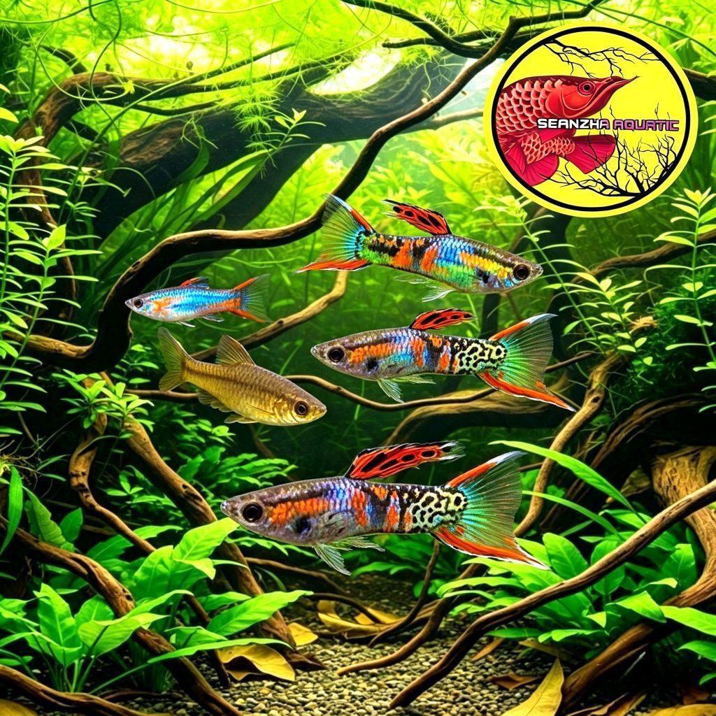 Ikan Guppy Endler sepasang