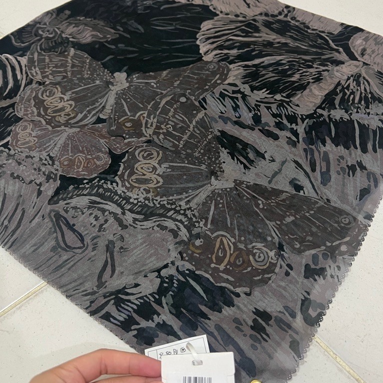 buttonscarves as is scarf farsha black