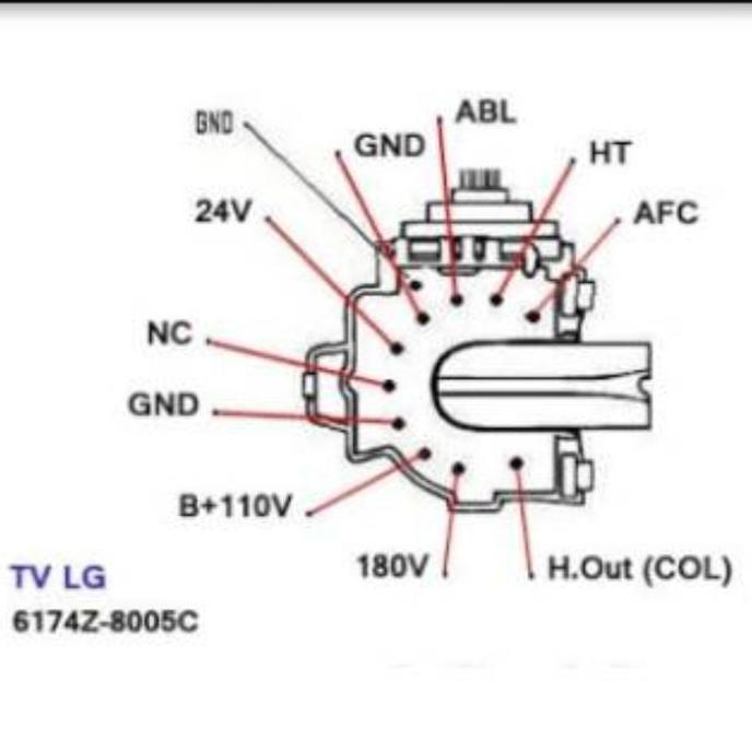 Al_Wakiyah - Playback Tv Lg 21 6174Z 8005A Flyback Tv 6174Z-8005A 6174 8005
