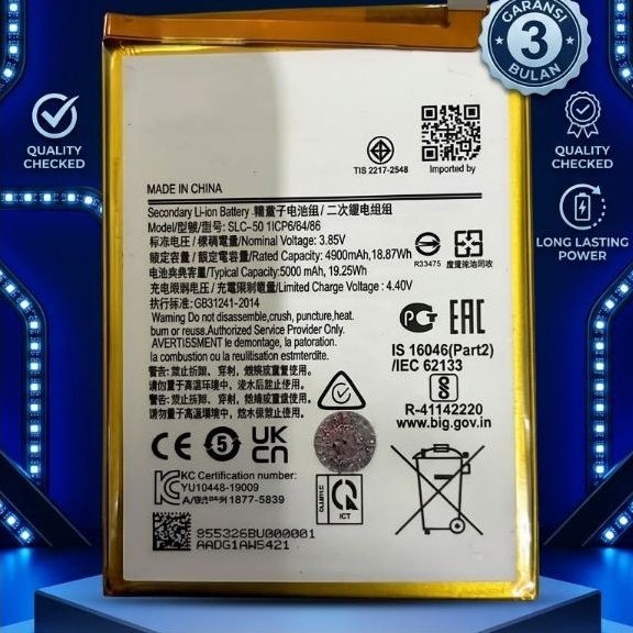 Baterai untuk type  SLC-50 SLC50 A03-core a03core PREMIUM BATERAI bukan OG