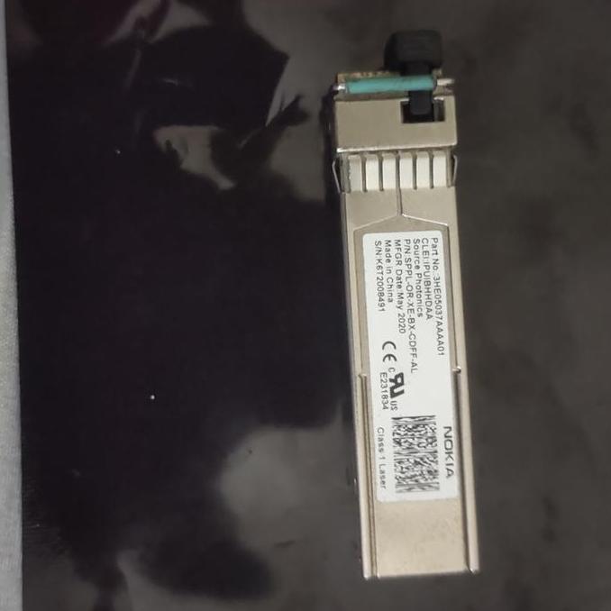 SFP+Bidi Nokia 10 G 10 km single core single mode (sepasang)