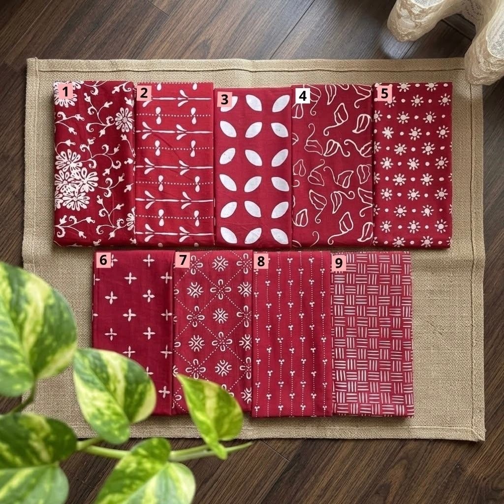 AKSARA - KAIN BATIK CAP MERAH PUTIH | KAIN BATIK KEMERDEKAAN | KAIN BATIK AGUSTUSAN