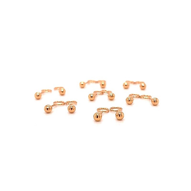 Korea End Loop Earring / Anting Toge 17k
