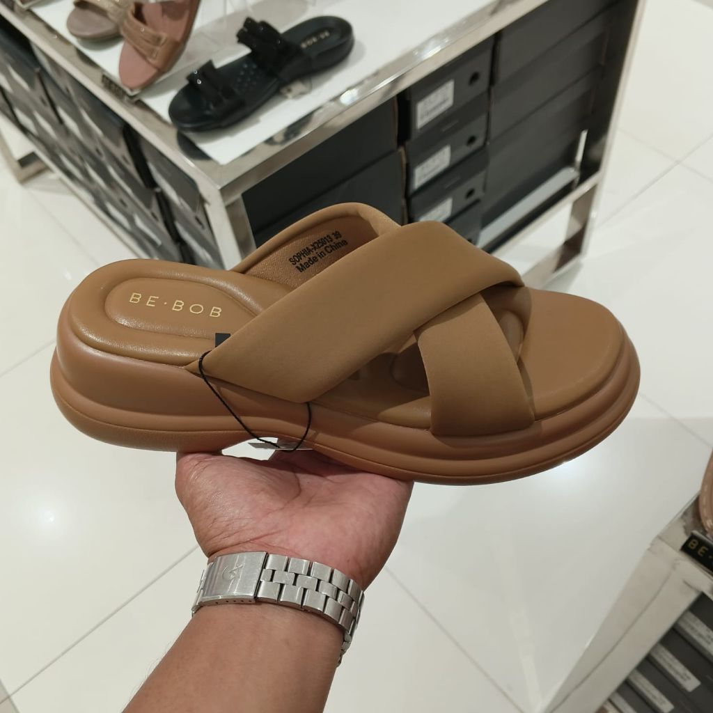 BE BOB SANDAL WANITA SLIP ON - SANDAL WANITA CANTIK - ORIGINAL