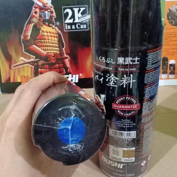 NEW SAMURAI PAINT KUROBUSHI CAT SEMPROT PILOX PILOK CANDYTONE BIRU / CANDY BLUE (Y111*) 400ML