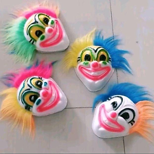 (isi 10pcs) BADUT TOPENG//TOPENG BADUT LUCU