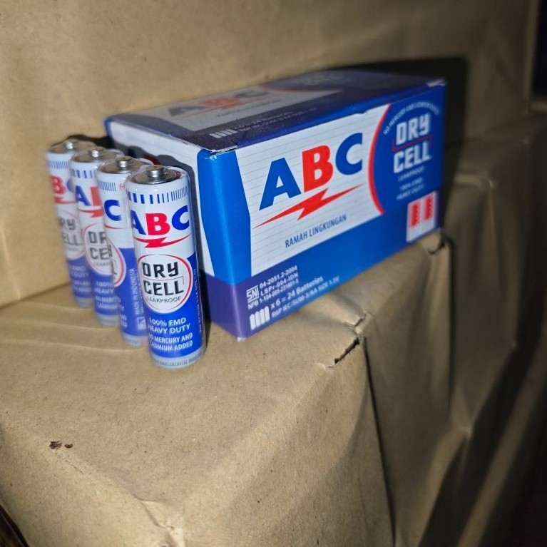 Baterai/Baterry/Batre ABC Jam Dinding