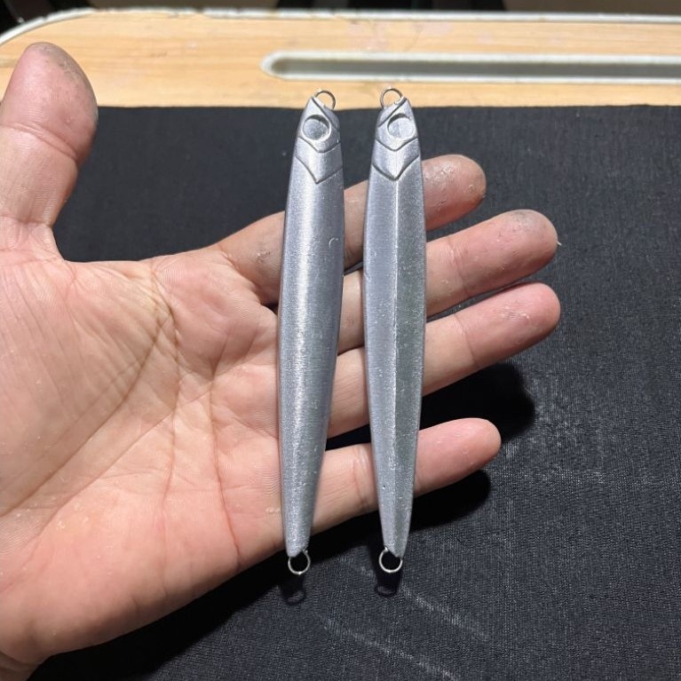 METAL JIG BLANK JIGPARA 80 GRAM CNC MOLDING
