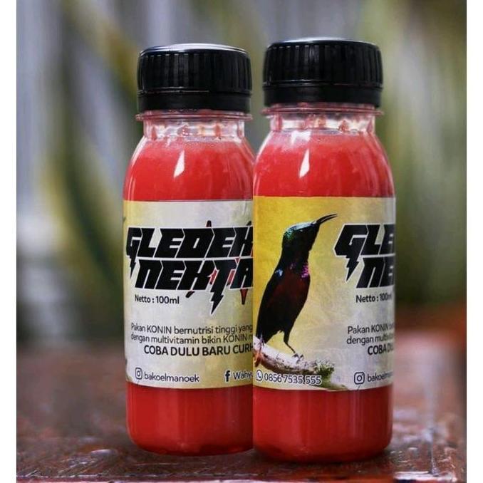 Gacor- Gledek Nektar Pakan Burung Kolibri Nektar Gledek