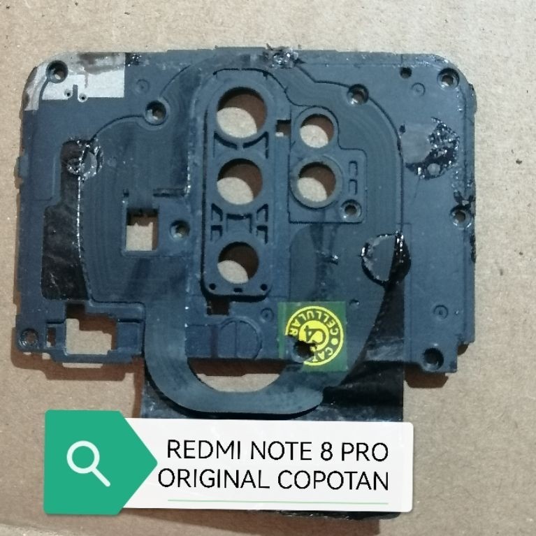 tutup mesin redmi note 8 pro original copotan