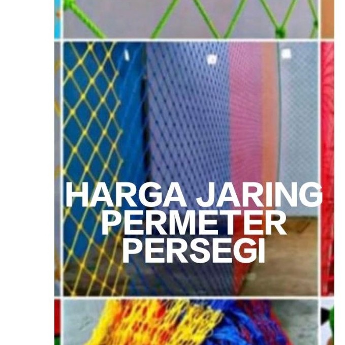 jaring futsal,mini soccer,voly,basket,pengaman,tali tebal 3mm(COSTUM)