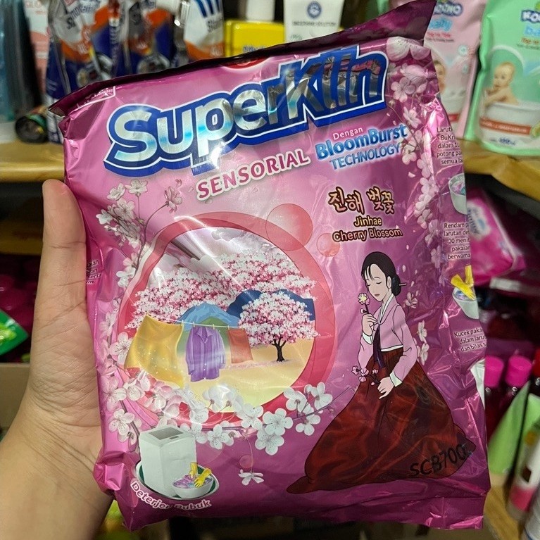 Bukrim SuperKlin Deterjen bubuk 650gr - Bukrim superklin detergen bubuk 650gr - detergen bubuk 650gr