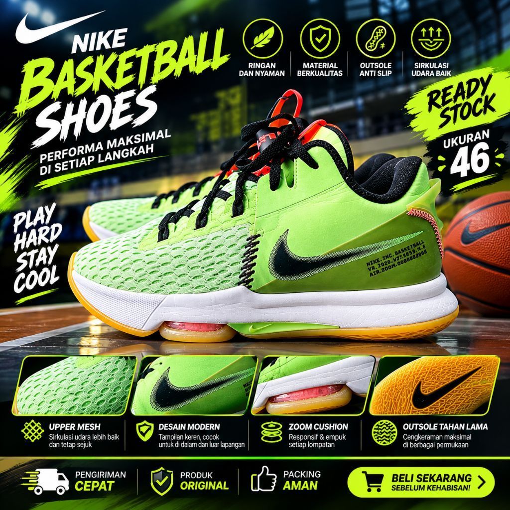 sepatu Nike Lebron witness 5