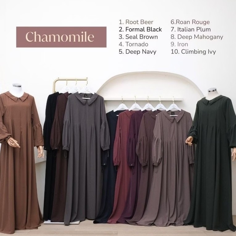 GAMIS CHAMOMILE SET BY AFIFATHIN | GAMIS SET SYAR'I | CHAMOMILE SERIES AFIFATHIN | GAMIS POLOS SYAR'