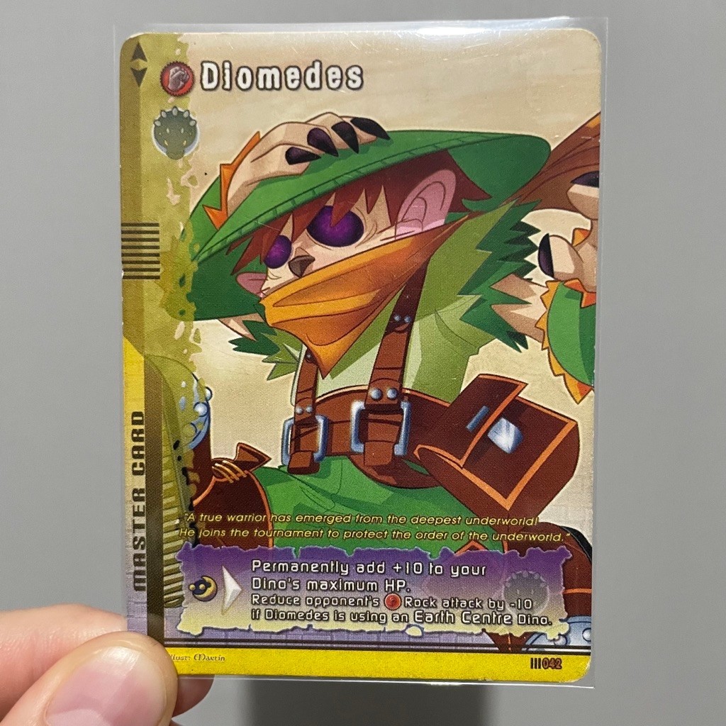 dino duel masters diomedes original