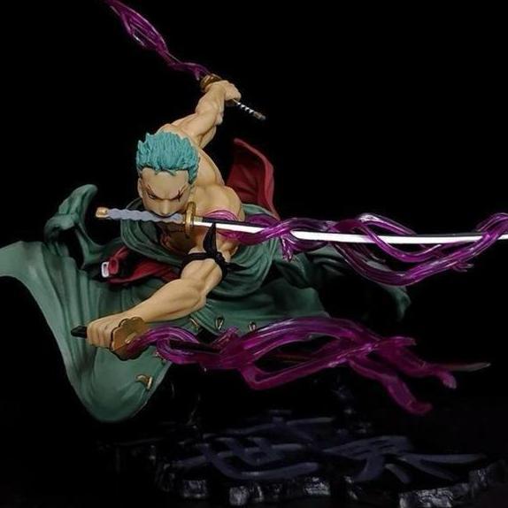 Action Figure One Piece Roronoa Zoro 3000 Worlds By POP MAX