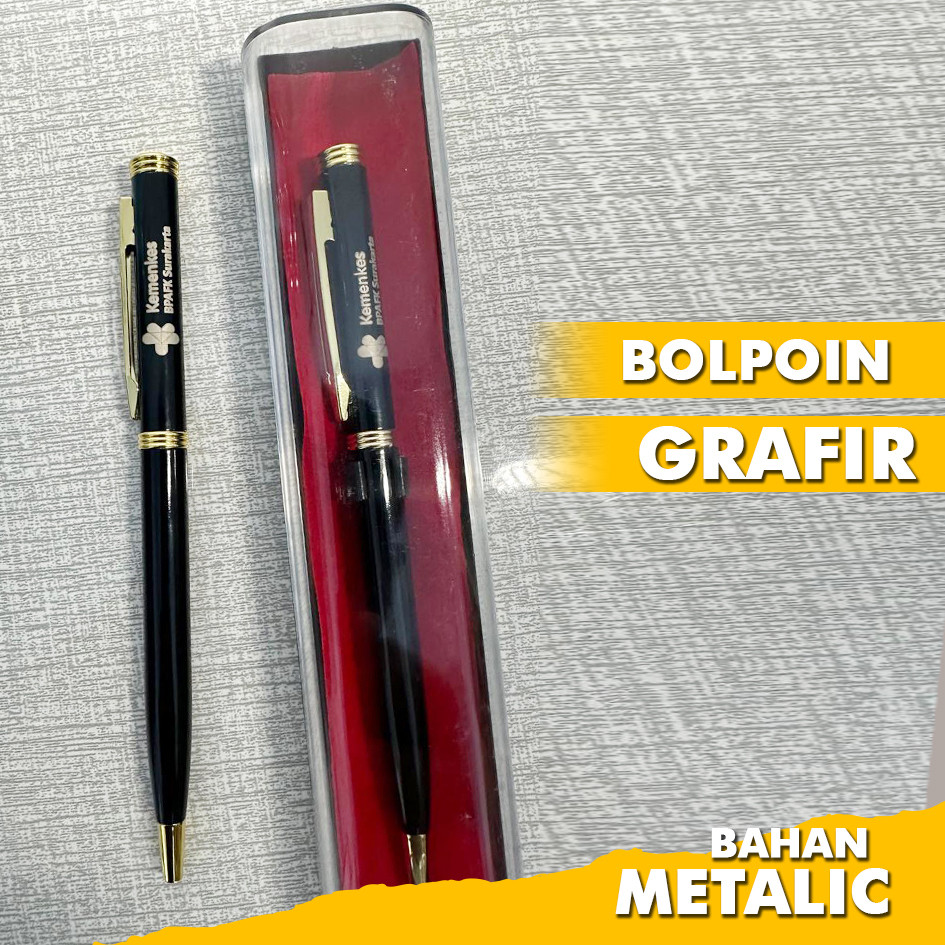 Pulpen Custom | Cetak nama | Grafir laser Nama | pena ballpoint pulpen metal CUSTOM NAMA