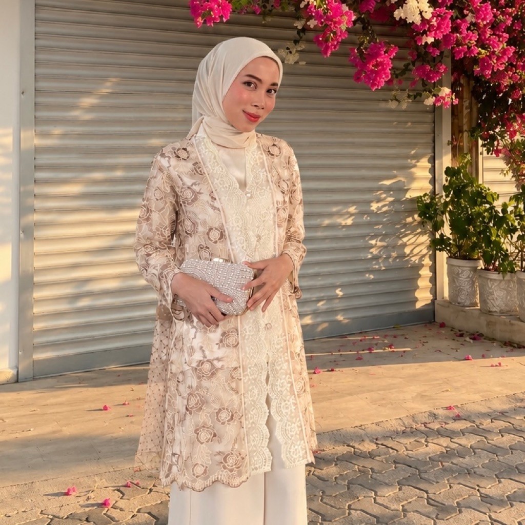 ZOYA TUNIK || LACE TUNIK || BAJU LEBARAN || BLOUSE || BAJU KONDANGAN