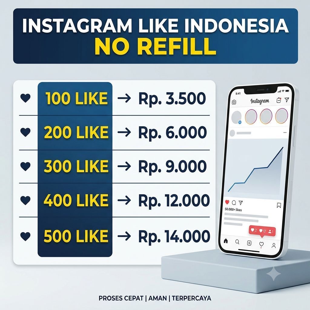 Instagram like asli indonesia