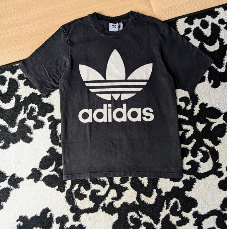 kaos Adidas trefoil big logo second