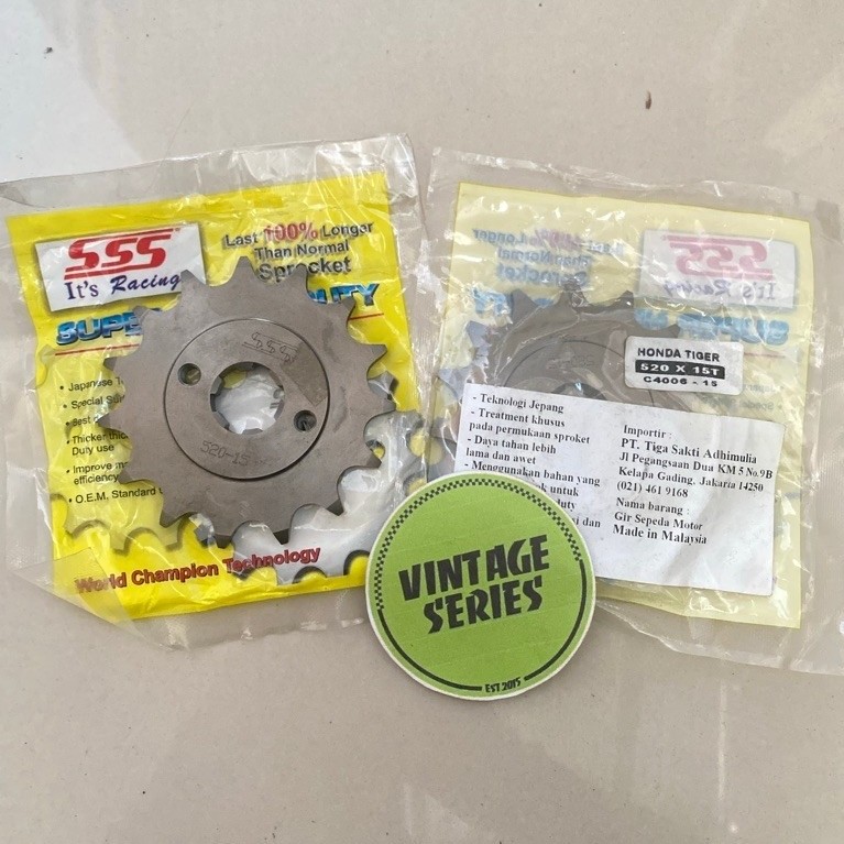 GEAR / GIR SSS DEPAN HONDA TIGER 520-15T GER SSS HONDA TIGER