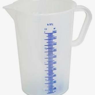 cusss order] Measure Cup 2LT Greenleaf Measurement Glass Gelas Ukur 2L Gelas Takar Plastik Tebal Awe