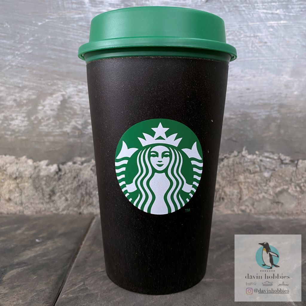 Starbucks 12oz Coffee Ground & RPP Circular Cup