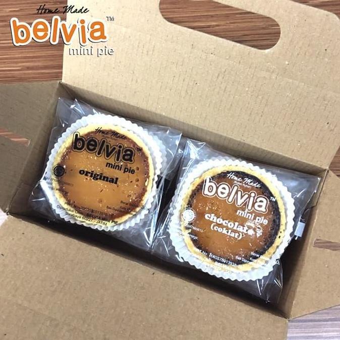 BELVIA MINI PIE MIX H ISI 12 | PIE SUSU | SURABAYA - CHIP & COKLAT