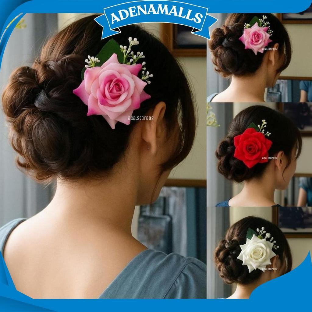 Tusuk Konde Bunga Mawar/Tusuk Konde Rambut Sanggul ASA Cod