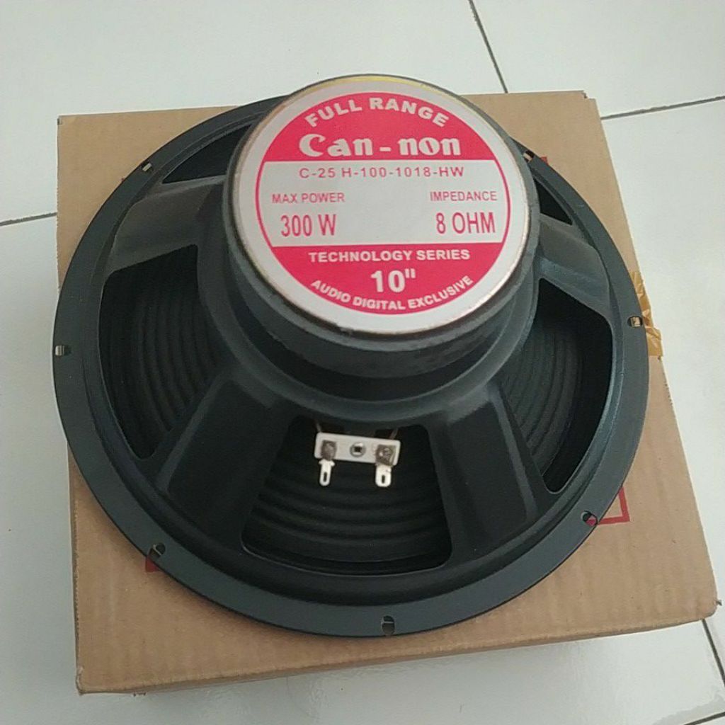Speaker 10 Inch Canon Full Range Vokal / Speaker 10 Inch Full Range