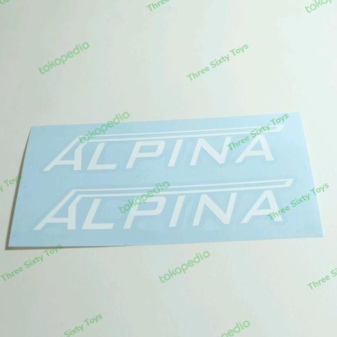 Cutting sticker sepeda fork depan alpina vinyl oracal