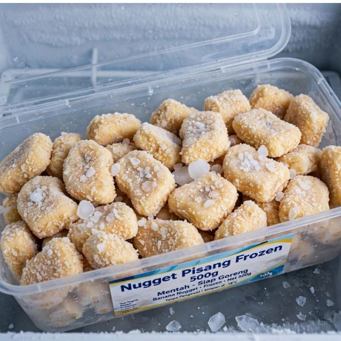 nugget pisang frozen | pisang nugget