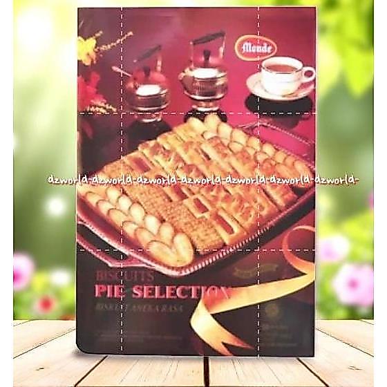 Gwikanamara556 - Monde Biscuits Pie Selection 800gr Biskuit Pie Aneka Rasa Kemasan Kaleng Merah Mond