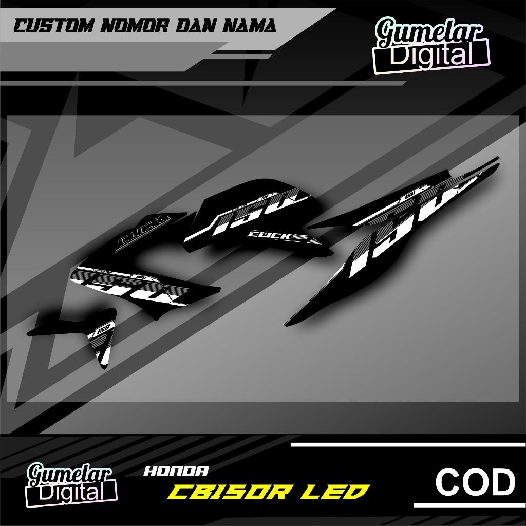 STRIPPING SIMPEL CB 150R OLD 1 SUDAH DI CUTTING TINGGAL TEMPEL