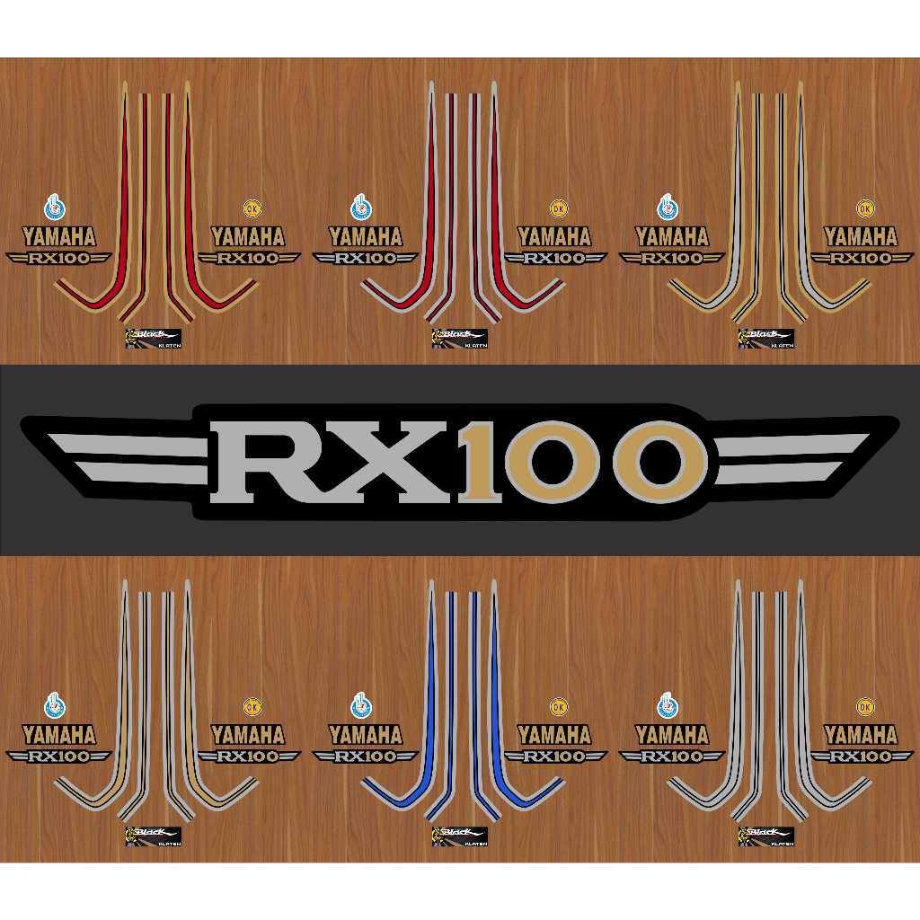 STRIPING RX 100 CUSTOM SUPER GLOSSY