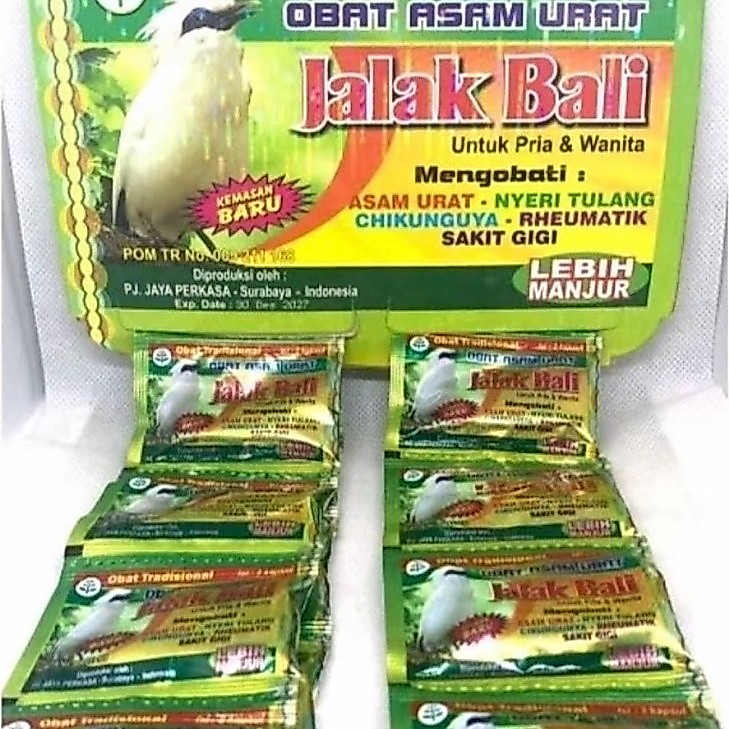 Kapsul Jalak Bali Original Obat Asam Urat Nyeri Sendi