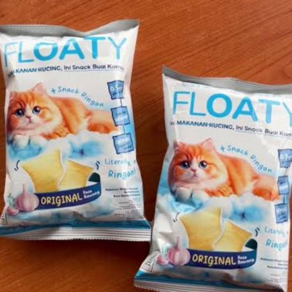 Floaty Snack Asin Gurih 60gr Kemasan Lucu
