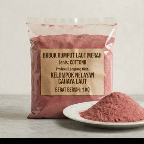 Bubuk Rumput Laut Eucheuna Cottonii Premium Rumput Laut Merah