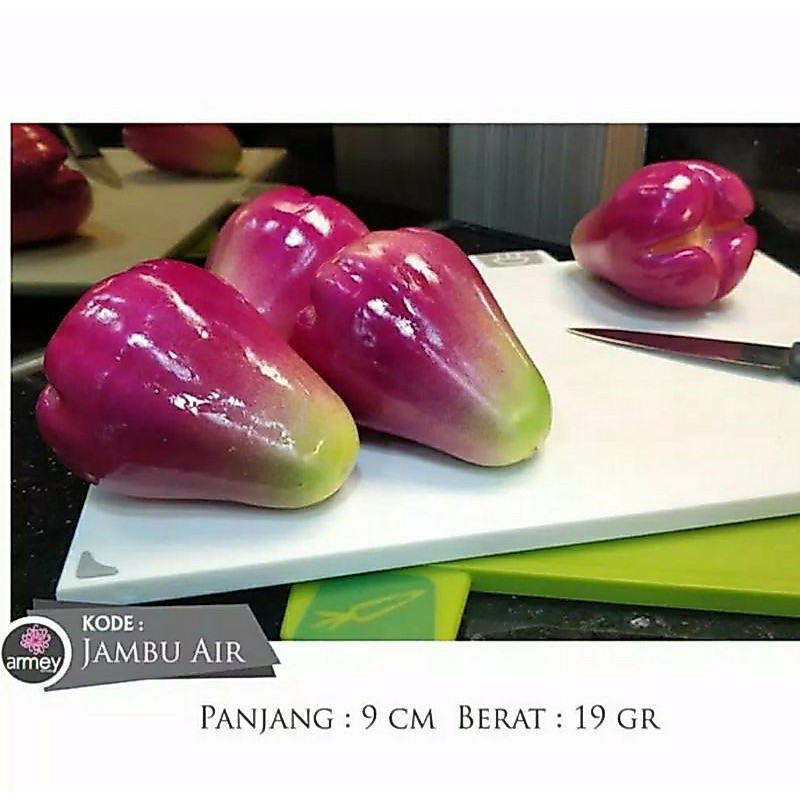 buah jambu air palsu jambu air hias pajangan buah