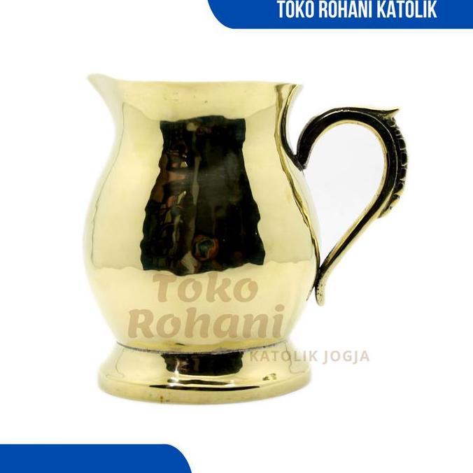 DOVEGIRL LAVABO KUNINGAN / BEJANA BAPTIS / LAVARE / PERALATAN LITURGI KATOLIK / PERLENGKAPAN MISA / 