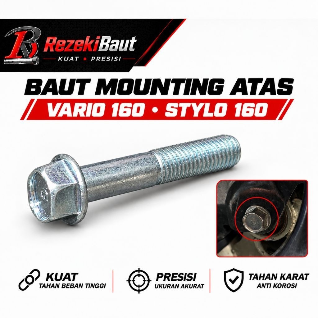 Baut Mounting Atas Vario 160 Stylo 160
