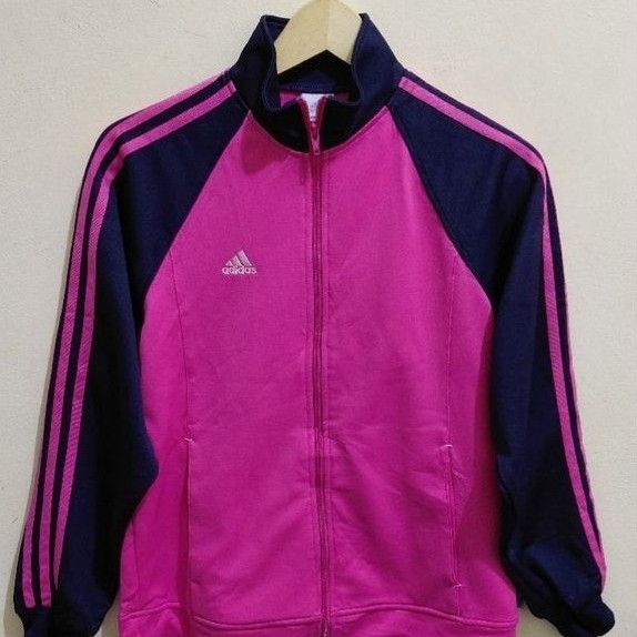 Adidas woman sport | jaket tracktop adidas climalite pink navy size M