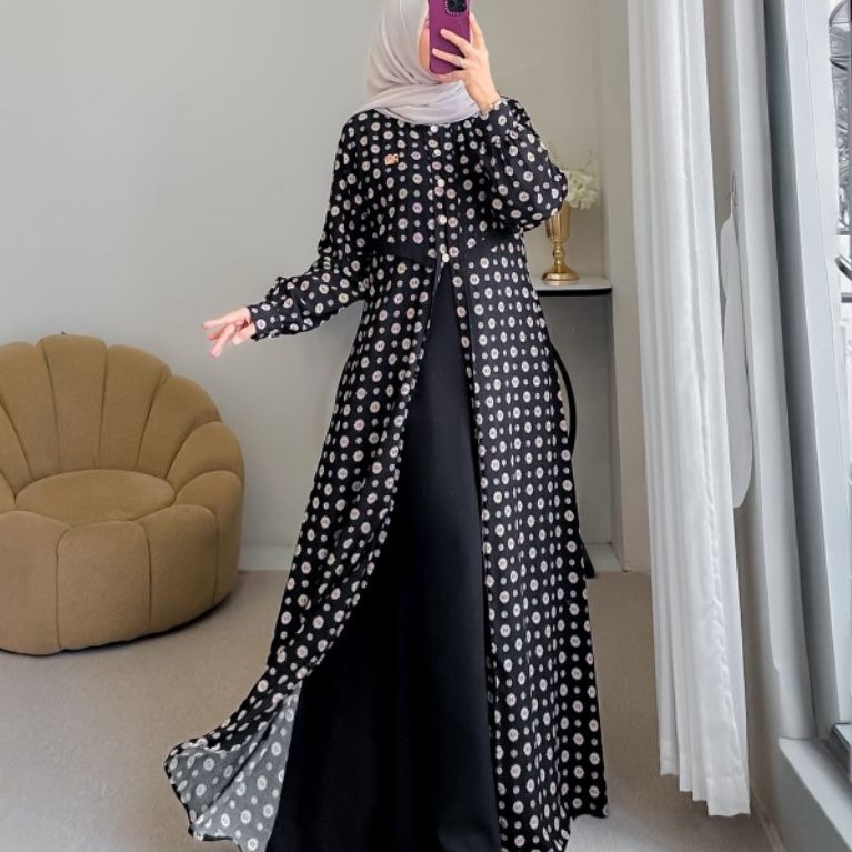 Ribyka R548 Gamis Rayon Garment mix Rayon Twill Import