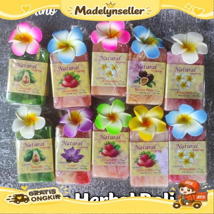 Sabun Herbal Bali/Sabun/Sabun Bali/Sabun Franggipani/Sabun Herbal/Sabun Unik Terlaris