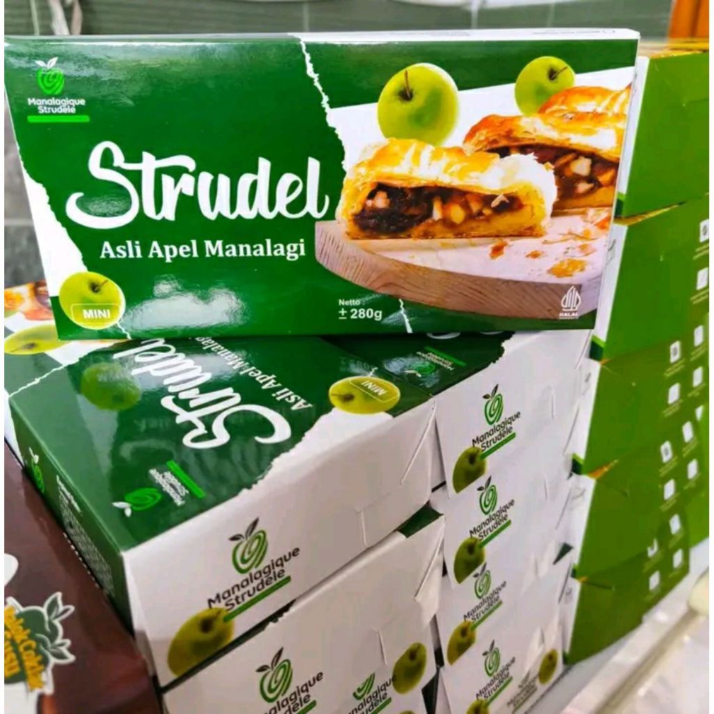 Strudel Mini Apple Strudel Malang Rasa Apel Choco Banana 300g Kemasan Mini